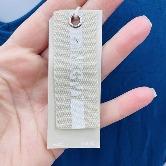 Ink + Ivy Womens Size Medium Jersey Knit Double V Neck Midi Dress Blue $48 - Picture 9 of 9